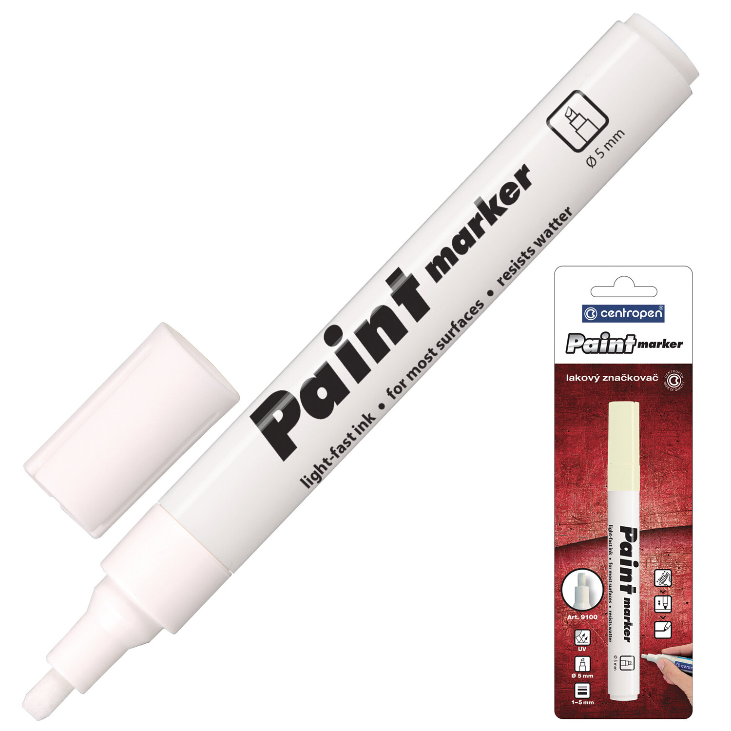 -  (paint marker)  CENTROPEN,  , 1-5 , 9100, 5 9100 9900
